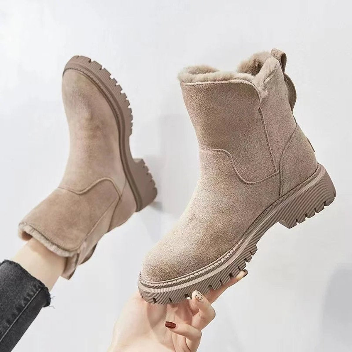 Marlene Fleece-Lined Platform Winter Boots