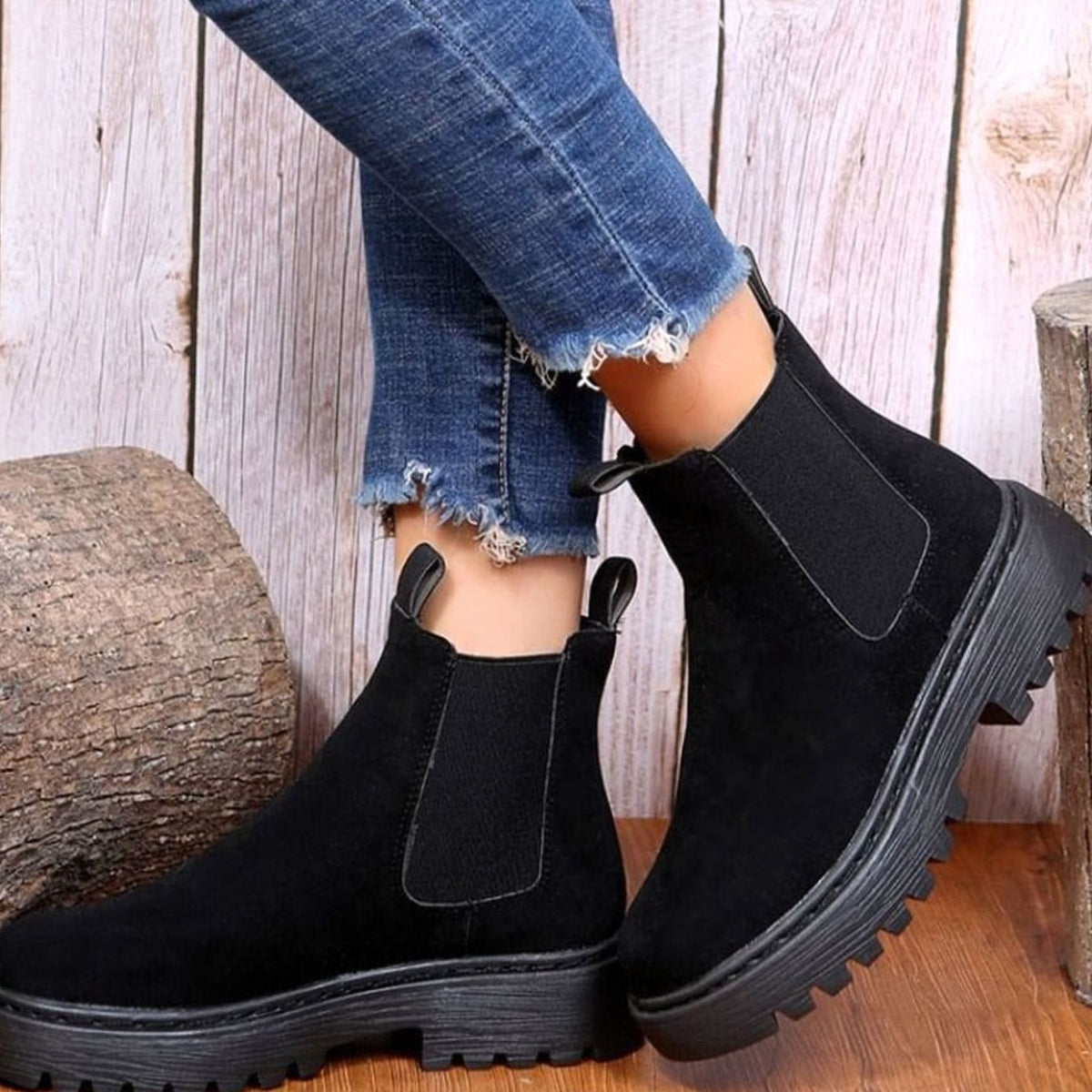 Greta Platform Chelsea Boots