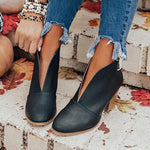 Marlene Pointed Toe Block Heel Boots