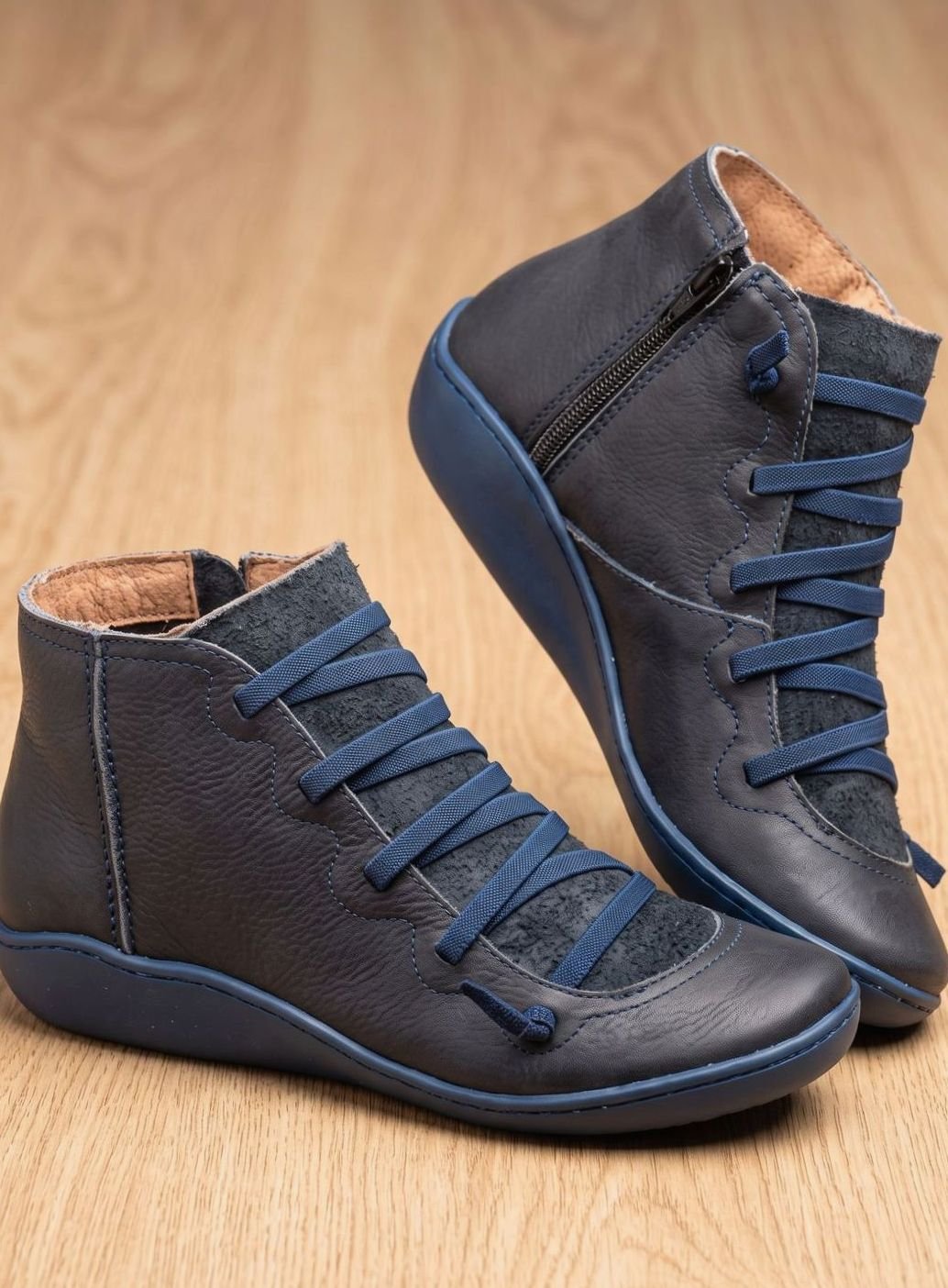 Johanna Waterproof Lace-Up Ankle Boots