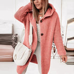 Lena Long Hooded Oversized Cardigan