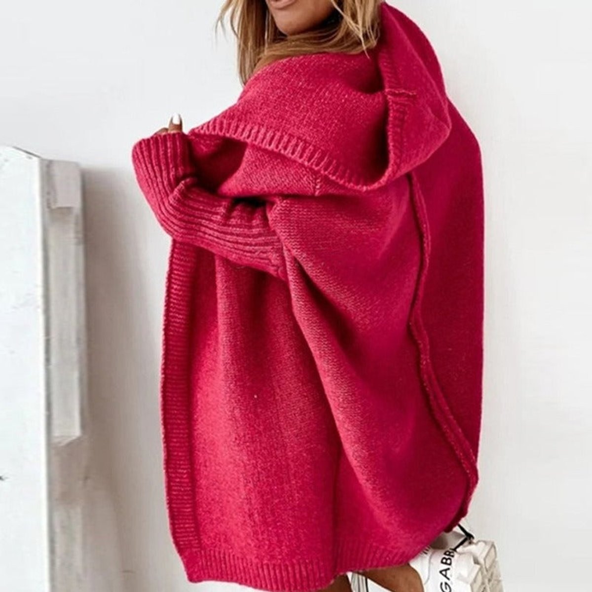 Annika Oversized Hooded Batwing Cardigan