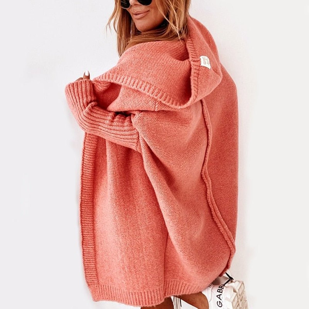 Annika Oversized Hooded Batwing Cardigan