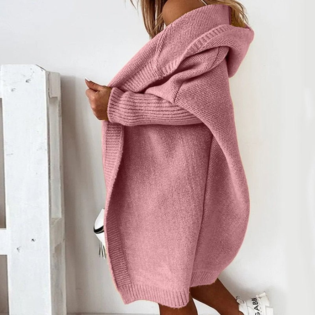 Annika Oversized Hooded Batwing Cardigan