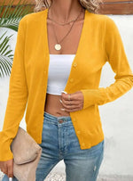 Marlene V-Neck Button-Front Cardigan
