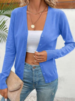 Marlene V-Neck Button-Front Cardigan