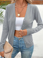 Marlene V-Neck Button-Front Cardigan