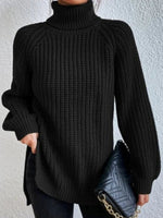 Amelie Chunky Knit Oversized Turtleneck Sweater