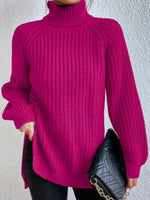 Amelie Chunky Knit Oversized Turtleneck Sweater
