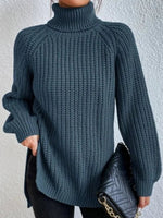 Amelie Chunky Knit Oversized Turtleneck Sweater