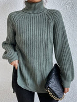 Amelie Chunky Knit Oversized Turtleneck Sweater