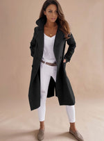 Emilia Tailored Double-Breasted Wool Coat