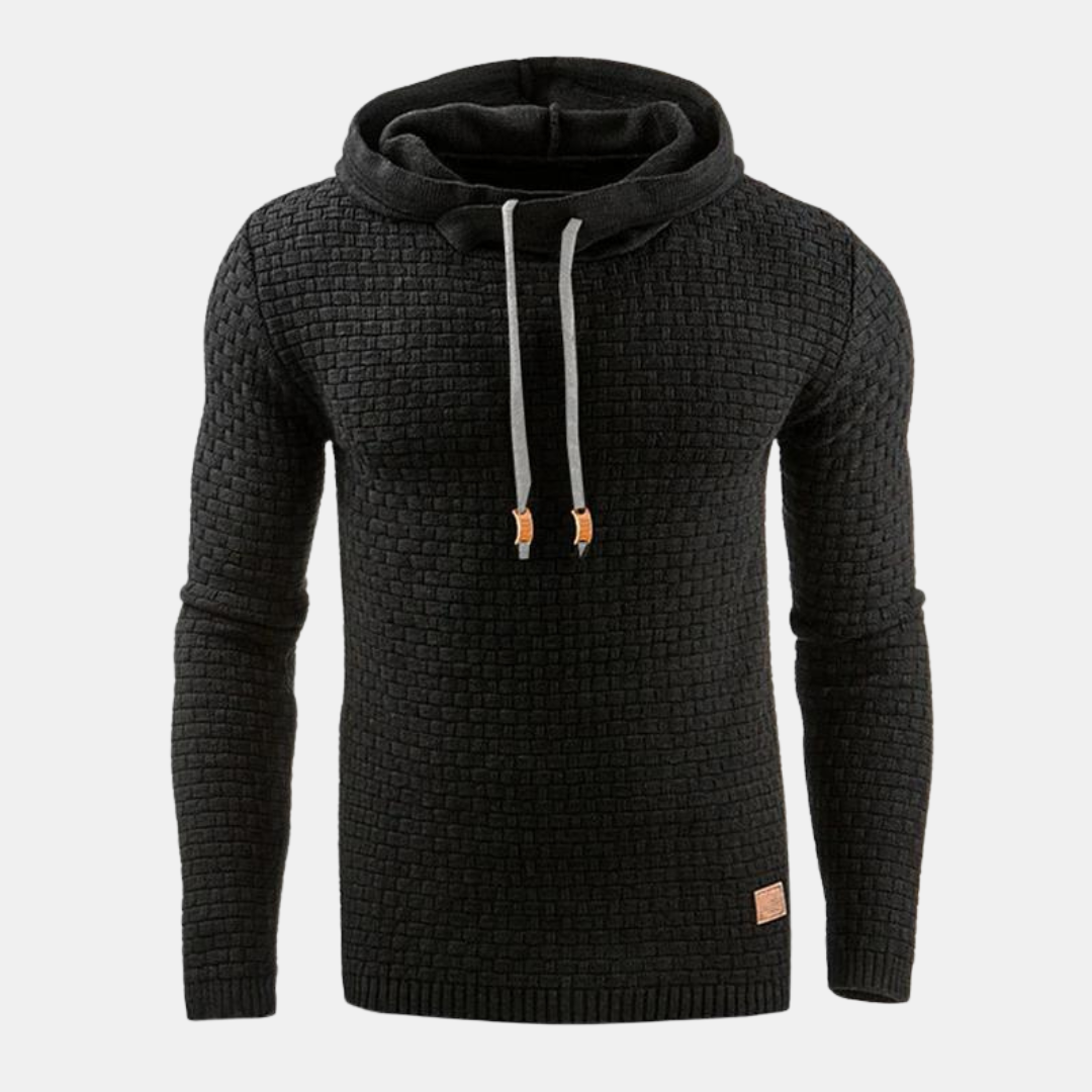 Christian Vintage-Style Patterned Hoodie