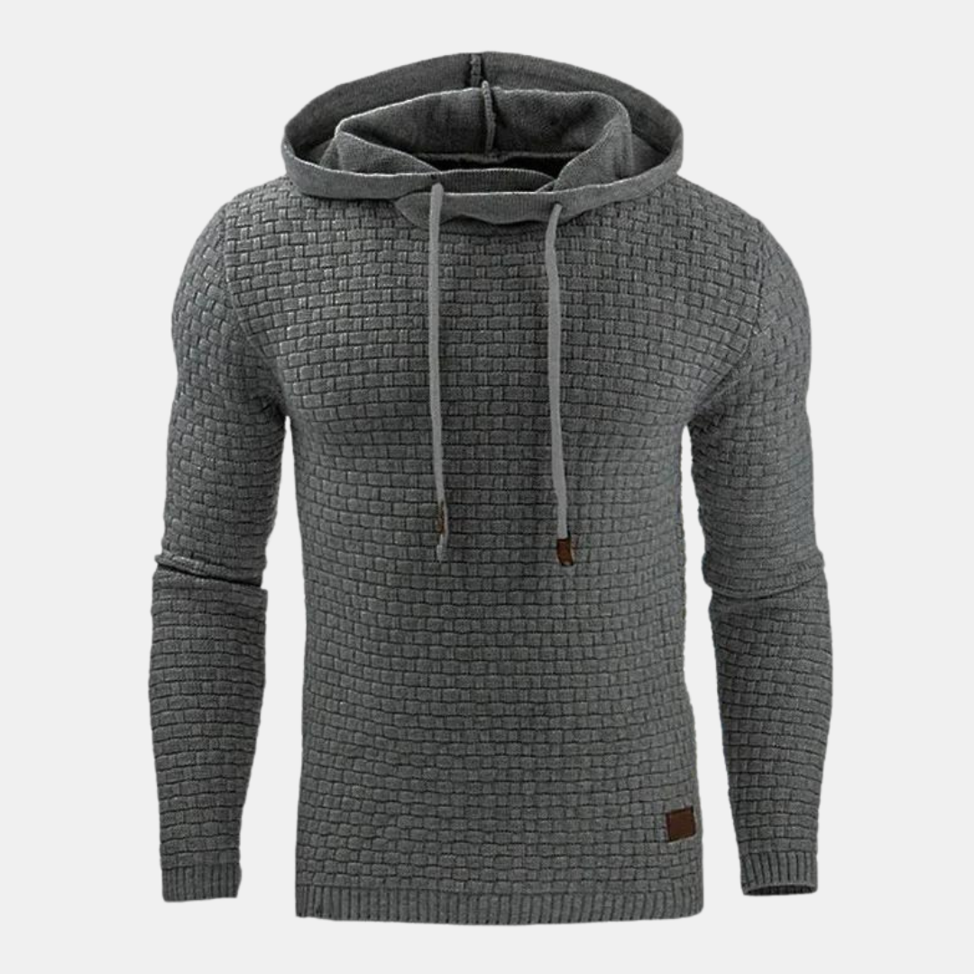 Christian Vintage-Style Patterned Hoodie