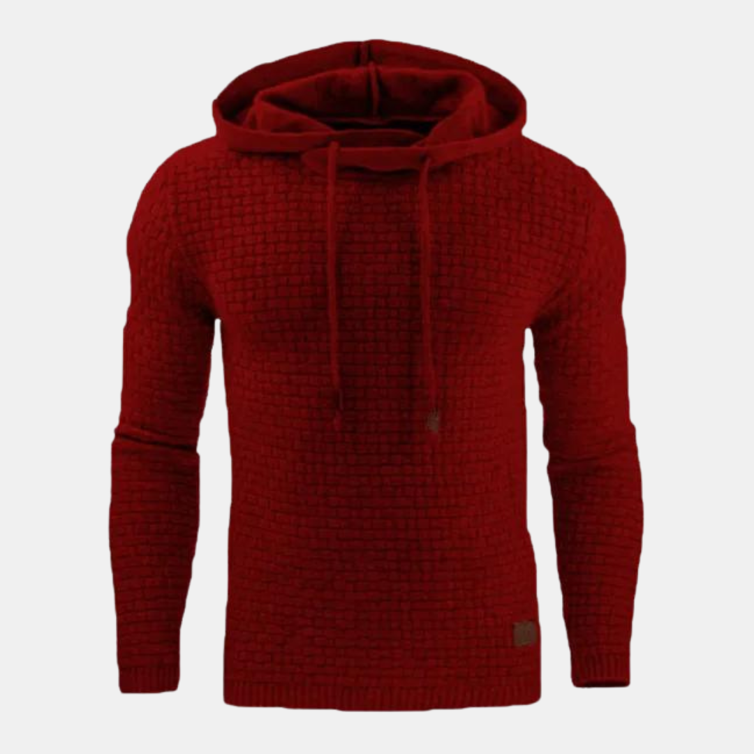 Christian Vintage-Style Patterned Hoodie