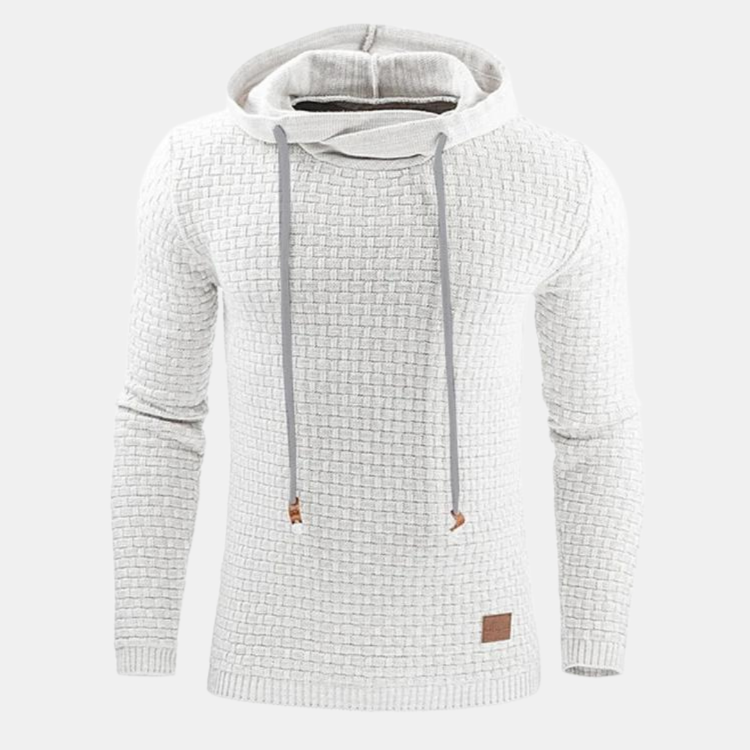 Christian Vintage-Style Patterned Hoodie