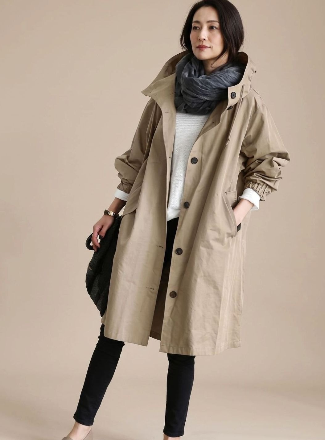 Annika Oversized Hooded Longline Coat