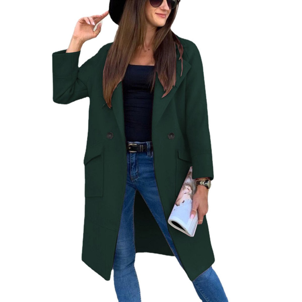 Mia Double-Breasted Trench Coat