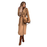 Elisabeth Belted Wool Trench Coat
