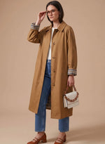 Johanna Long Trench Coat with Side Pockets