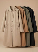 Johanna Long Trench Coat with Side Pockets