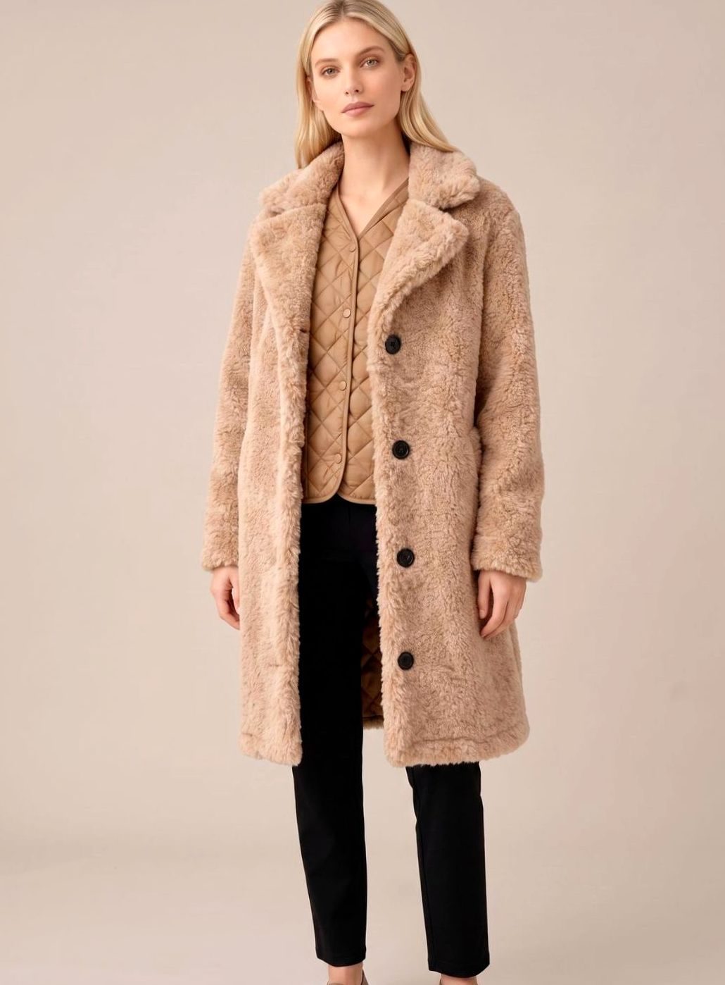 Clara Oversized Long Plush Coat