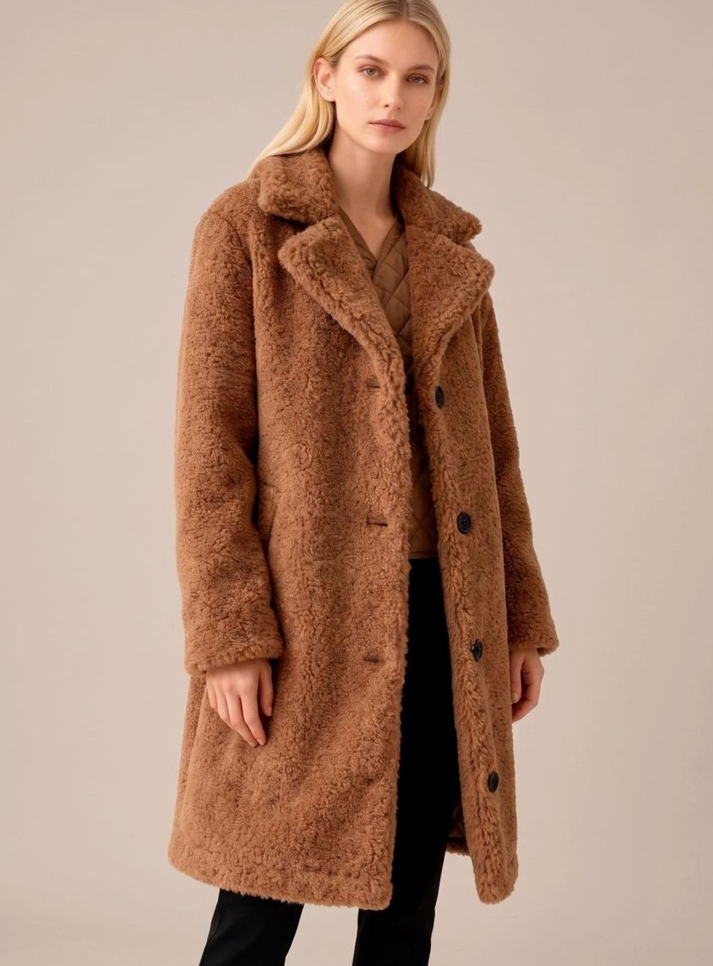 Clara Oversized Long Plush Coat