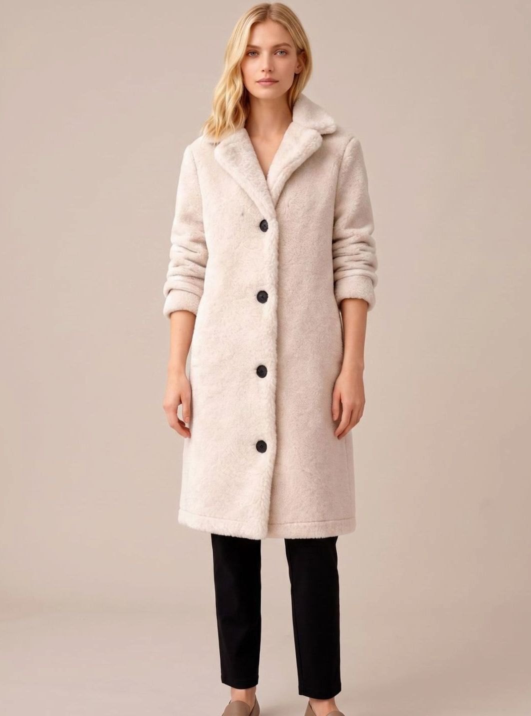 Clara Oversized Long Plush Coat