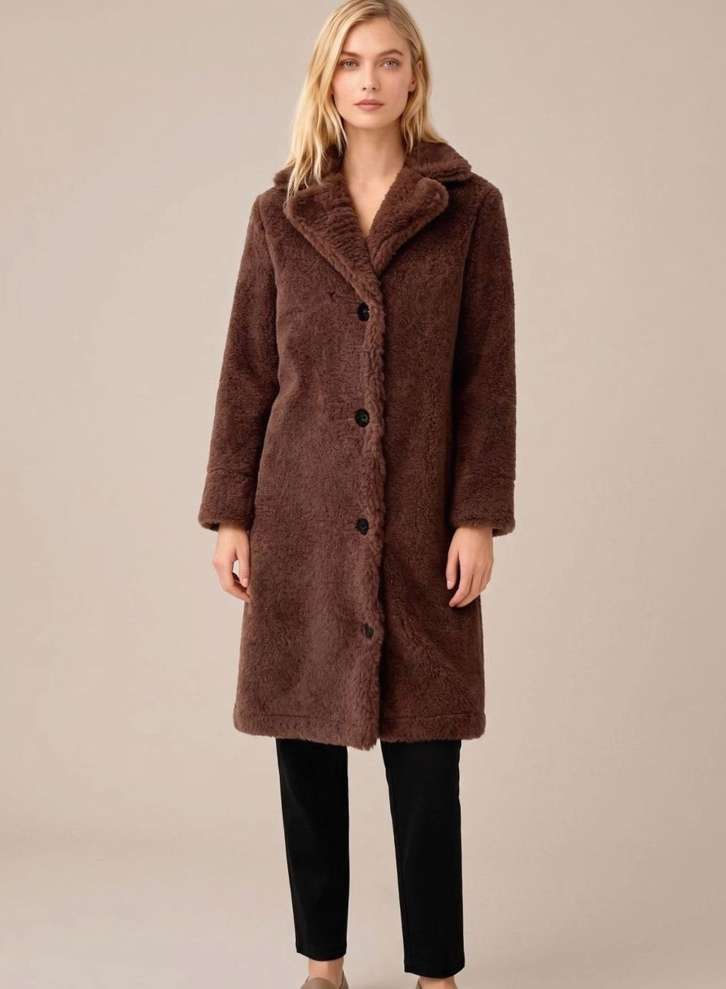Clara Oversized Long Plush Coat