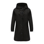 Emilia Water-Resistant Hooded Trench Coat