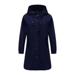 Emilia Water-Resistant Hooded Trench Coat