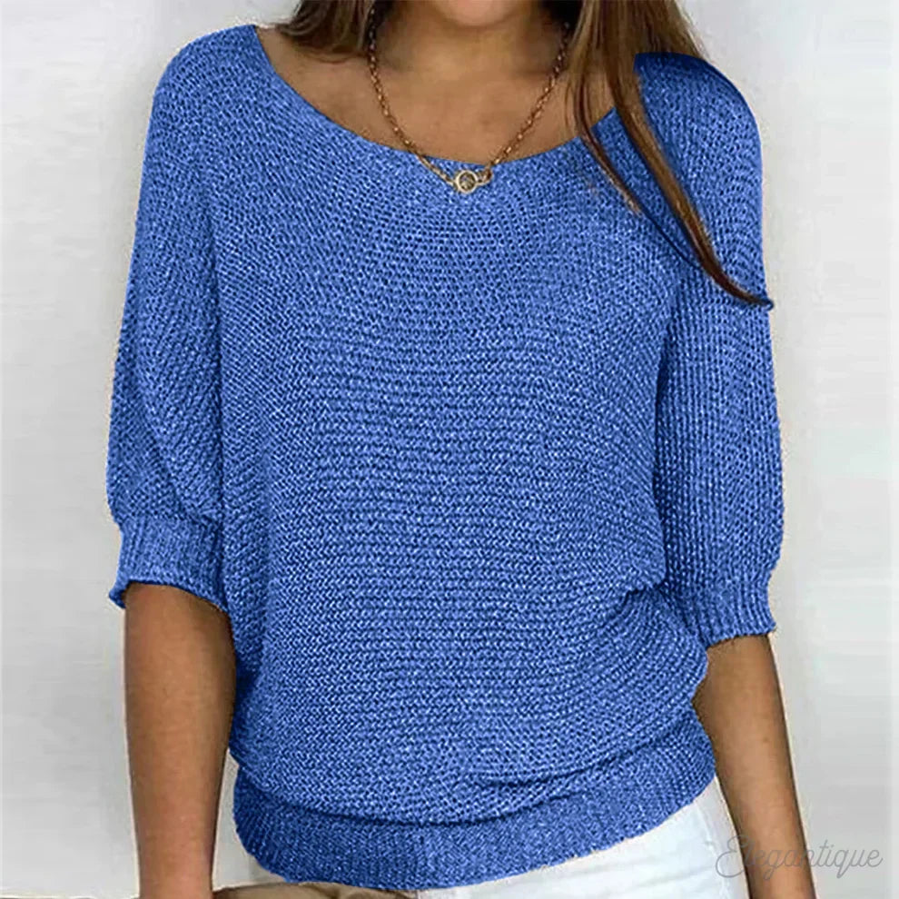 Louisa Elegant Knit Sweater