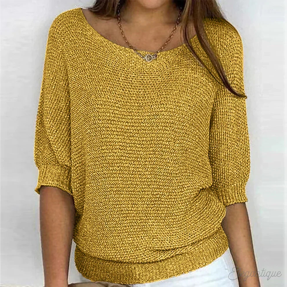Louisa Elegant Knit Sweater