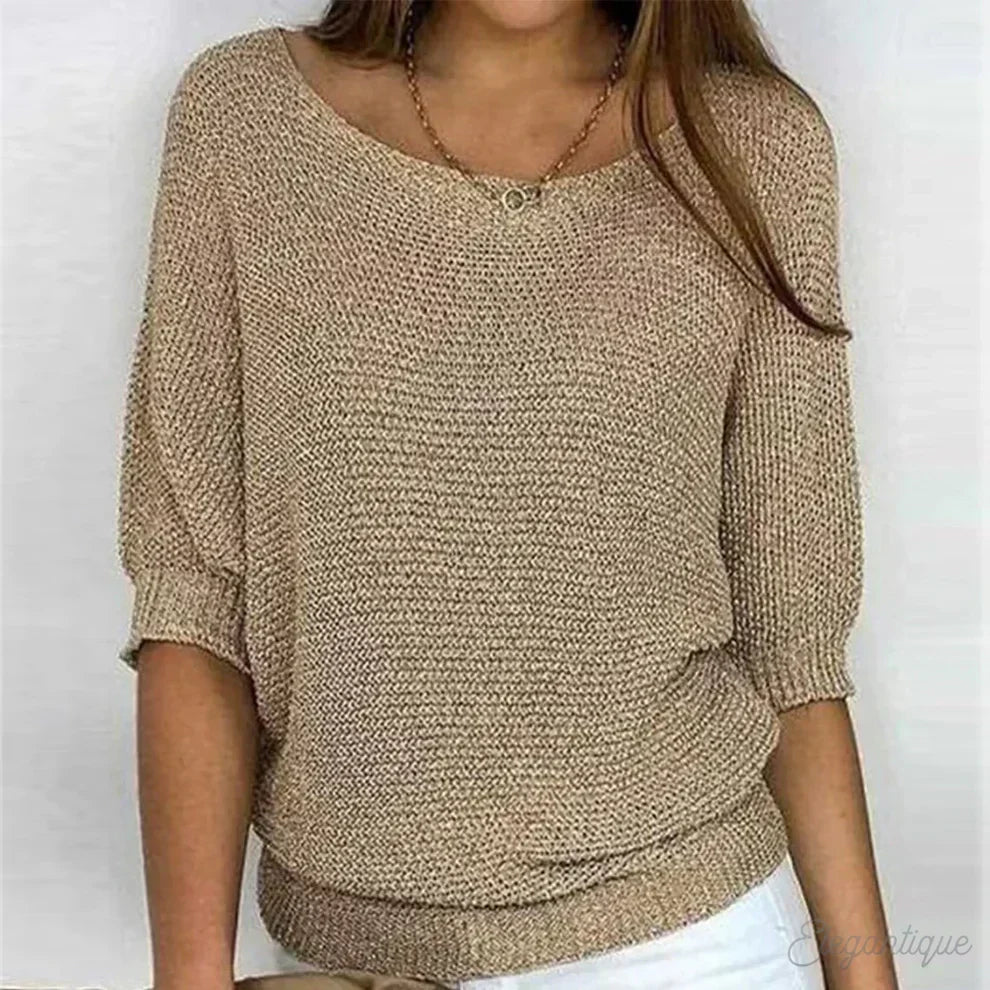 Louisa Elegant Knit Sweater