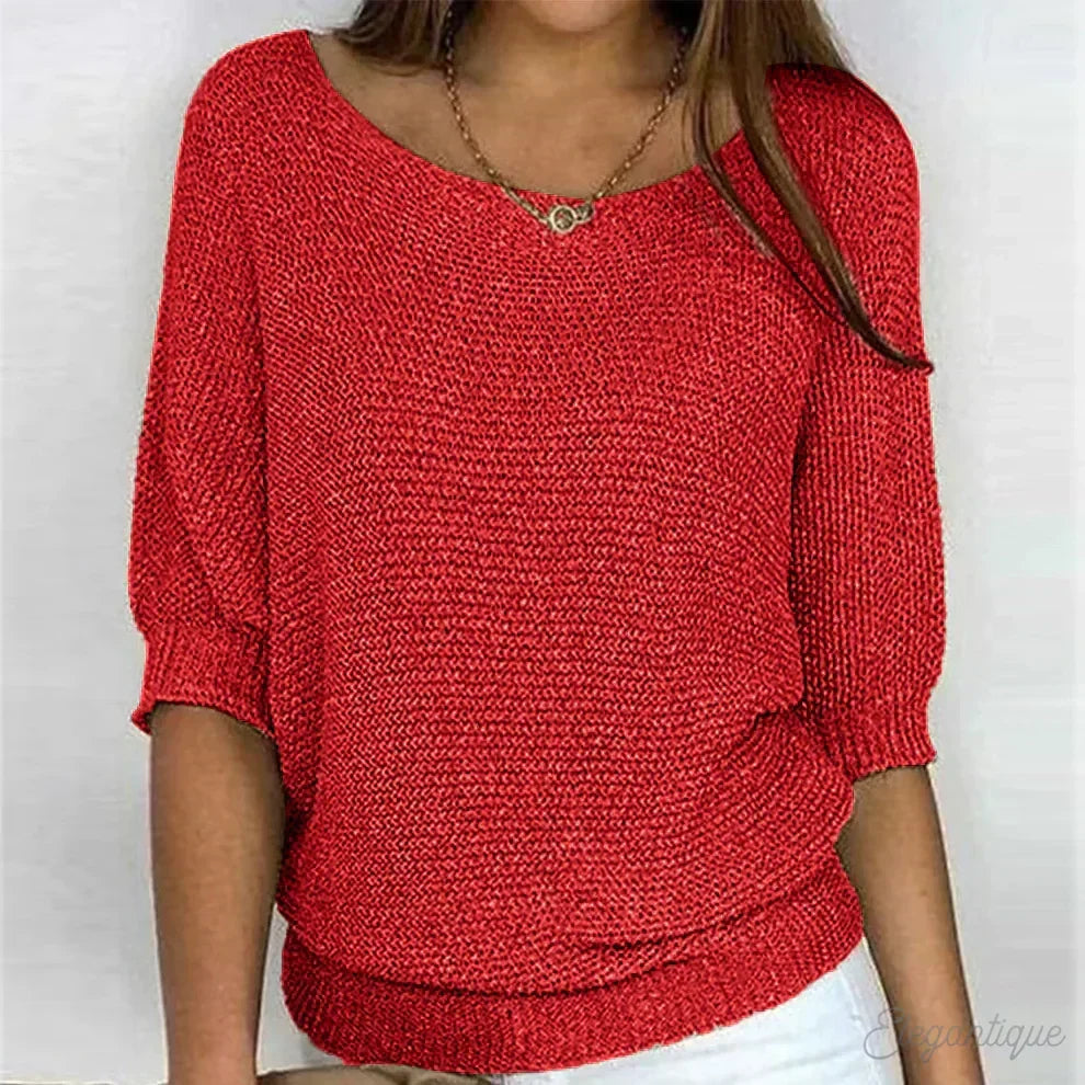 Louisa Elegant Knit Sweater