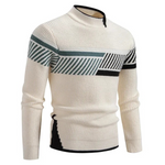 Heinrich Geometric Print Long-Sleeve Sweater