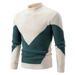 Heinrich Geometric Print Long-Sleeve Sweater