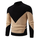 Heinrich Geometric Print Long-Sleeve Sweater