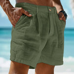 Benjamin Drawstring Casual Shorts with Pockets