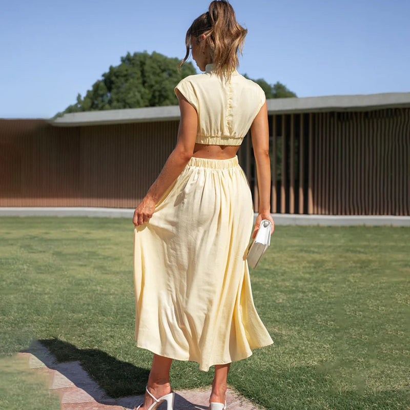 Daniela Effortless Style Midi Dress