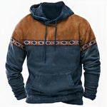 Heinrich Tribal Print Winter Hoodie