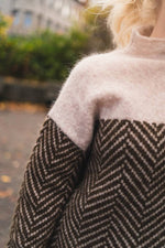 Michaela Relaxed High-Neck Knit Sweater