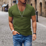 Alexander Deep V-Neck Casual T-Shirt