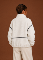 Women’s Sherpa Jacket - Zip-Up Fleece Coat | Areleon