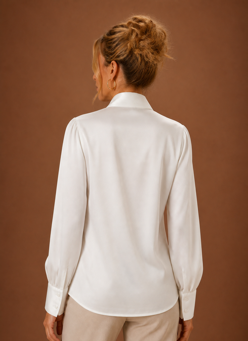 Women’s Satin look  Bow Blouse | Areleon