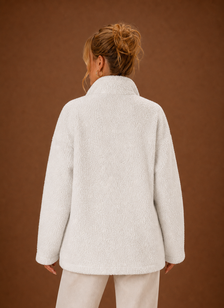 Women's Sherpa Zip-Up Jacket | Areleon