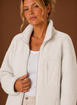 Women's Sherpa Zip-Up Jacket | Areleon