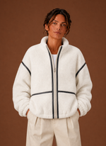 Women’s Sherpa Jacket - Zip-Up Fleece Coat | Areleon