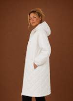 Women's Long Quilted Hooded Winter Coat | Areleon