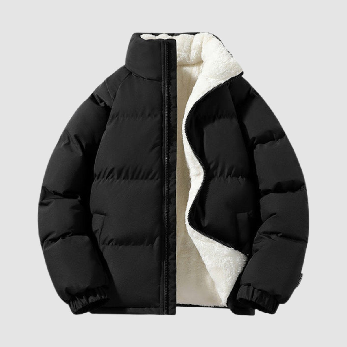 Charlotte Fleece-Lined Hooded Puffer Jacket